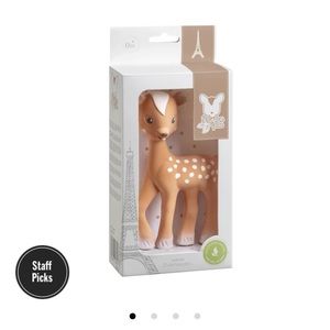 BNIB fan fan the fawn (Sophie the giraffe / Sophie la girafe)